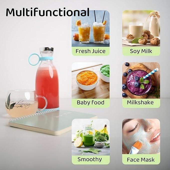 Portable Mini Juice Blender Bottle